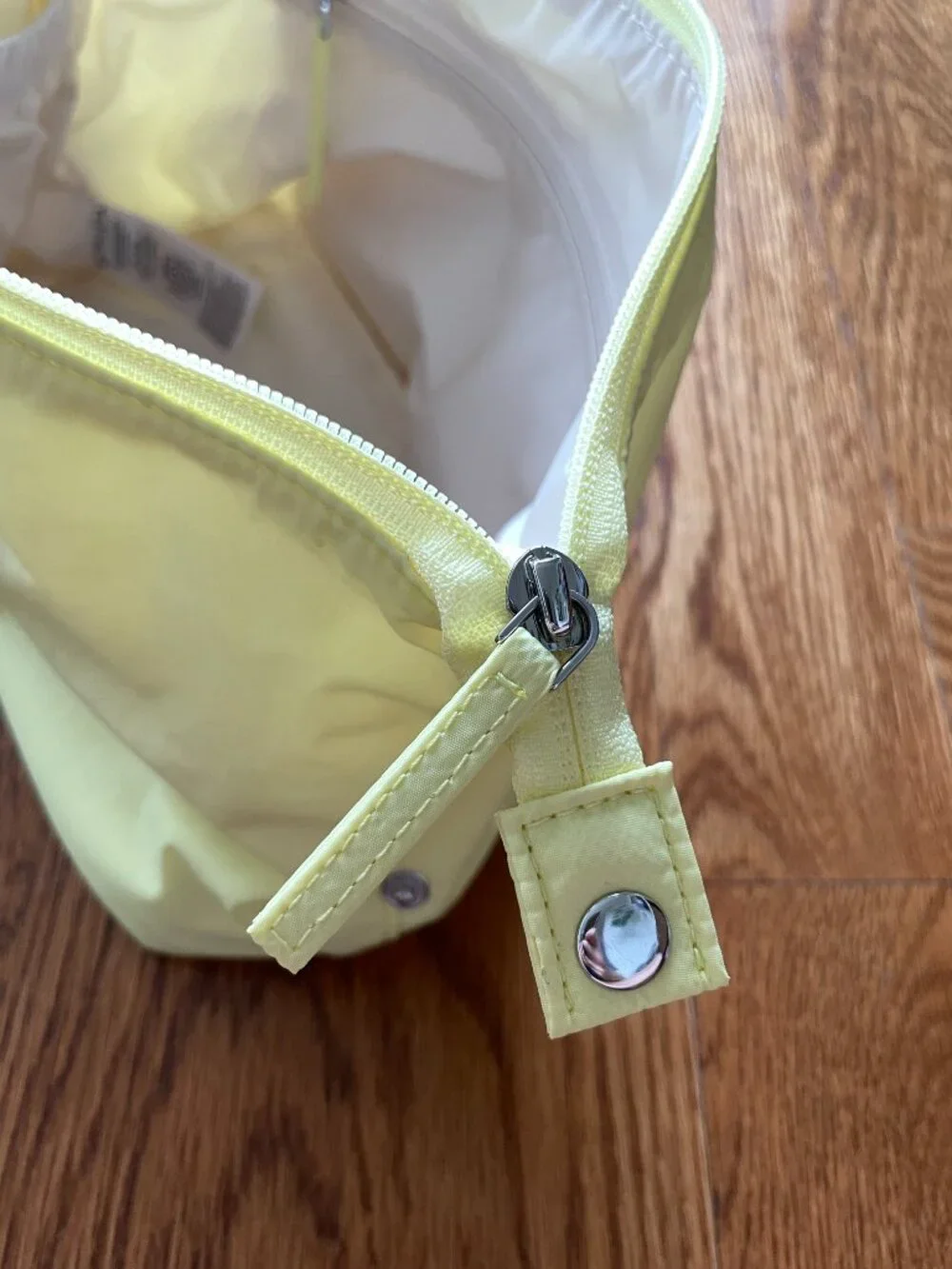 NEW WITHOUT TAGS Athleta All About Large Cosmetic Pouch in Spark (Yellow)